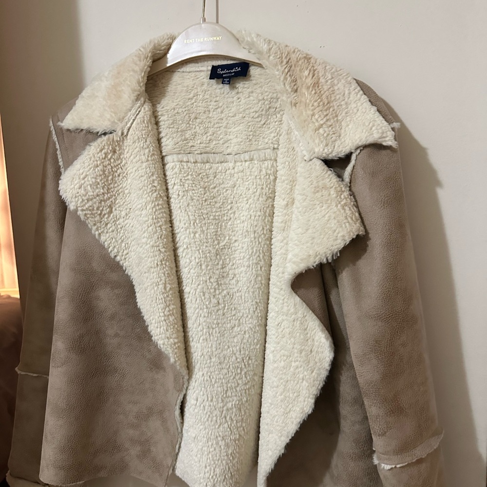 Splendid Shearling Jacket - Size Medium - image 4